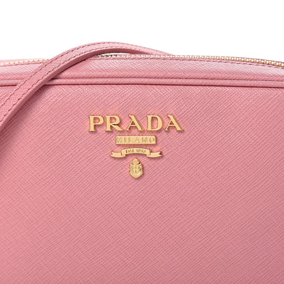 Prada Saffiano Lux Small Camera Crossbody Bag Petalo 9 of 9