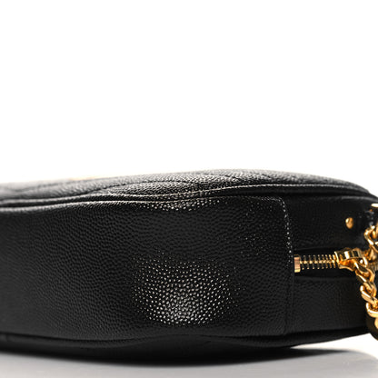 Saint Laurent Grain De Poudre Matelasse Monogram Mini Lou Camera Bag Black 10 of 10