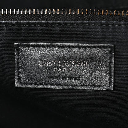 Saint Laurent Crinkled Calfskin Matelasse Monogram Large Niki Shopper Tote Black 6 of 10