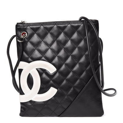 Chanel Calfskin Cambon Flat Messenger Black 1 of 13