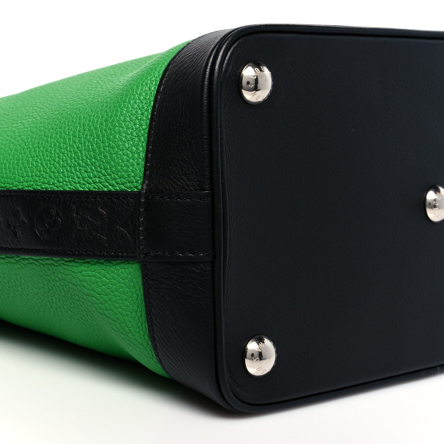 Louis Vuitton Calfskin Cruiser GM Green Black 7 of 8