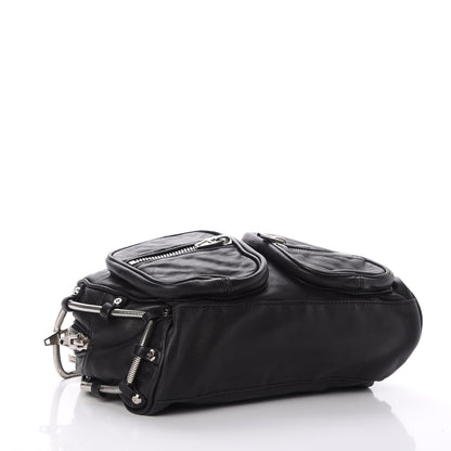 Alexander Wang Washed Lambskin Brenda Chain Shoulder Bag Black 4 of 8