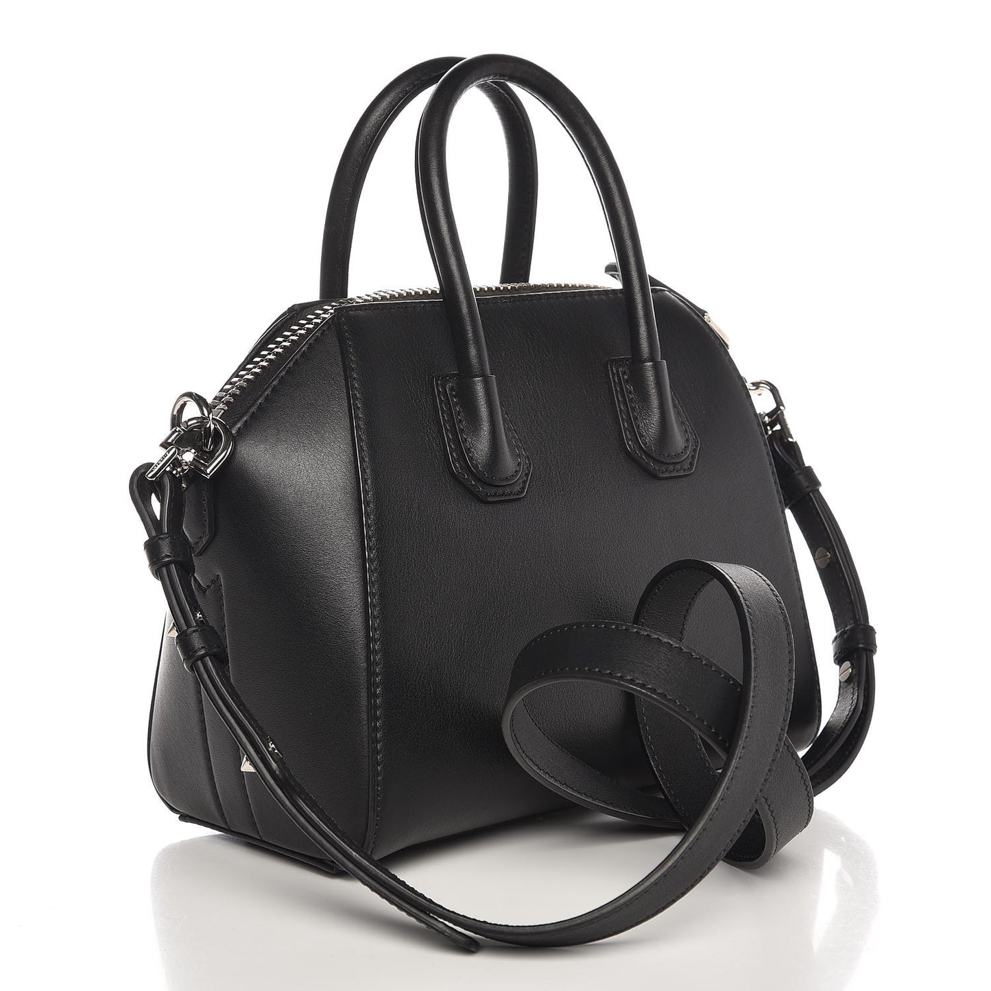 Calfskin Mini Metal Antigona Black