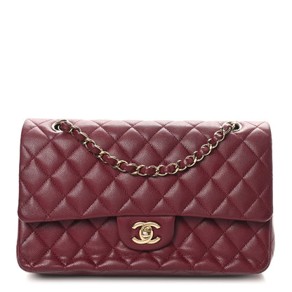 Chanel Caviar Quilted Medium Double Flap Burgundy 1 of 10