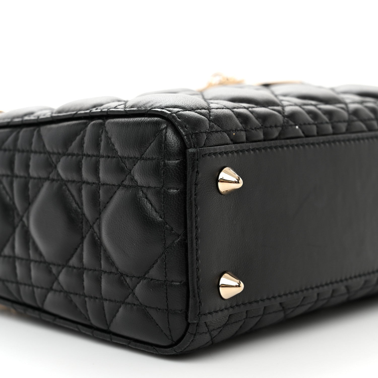 Christian Dior Lambskin Cannage Small My ABCDior Lady Dior Black 9 of 13