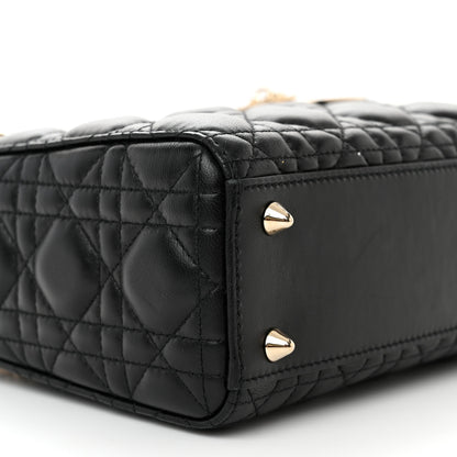 Christian Dior Lambskin Cannage Small My ABCDior Lady Dior Black 9 of 13