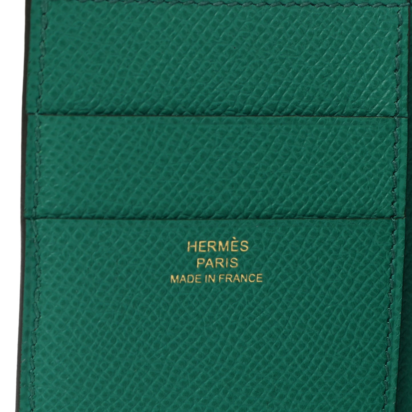 Epsom Tri-Fold Compact Bearn Wallet Vert Jade