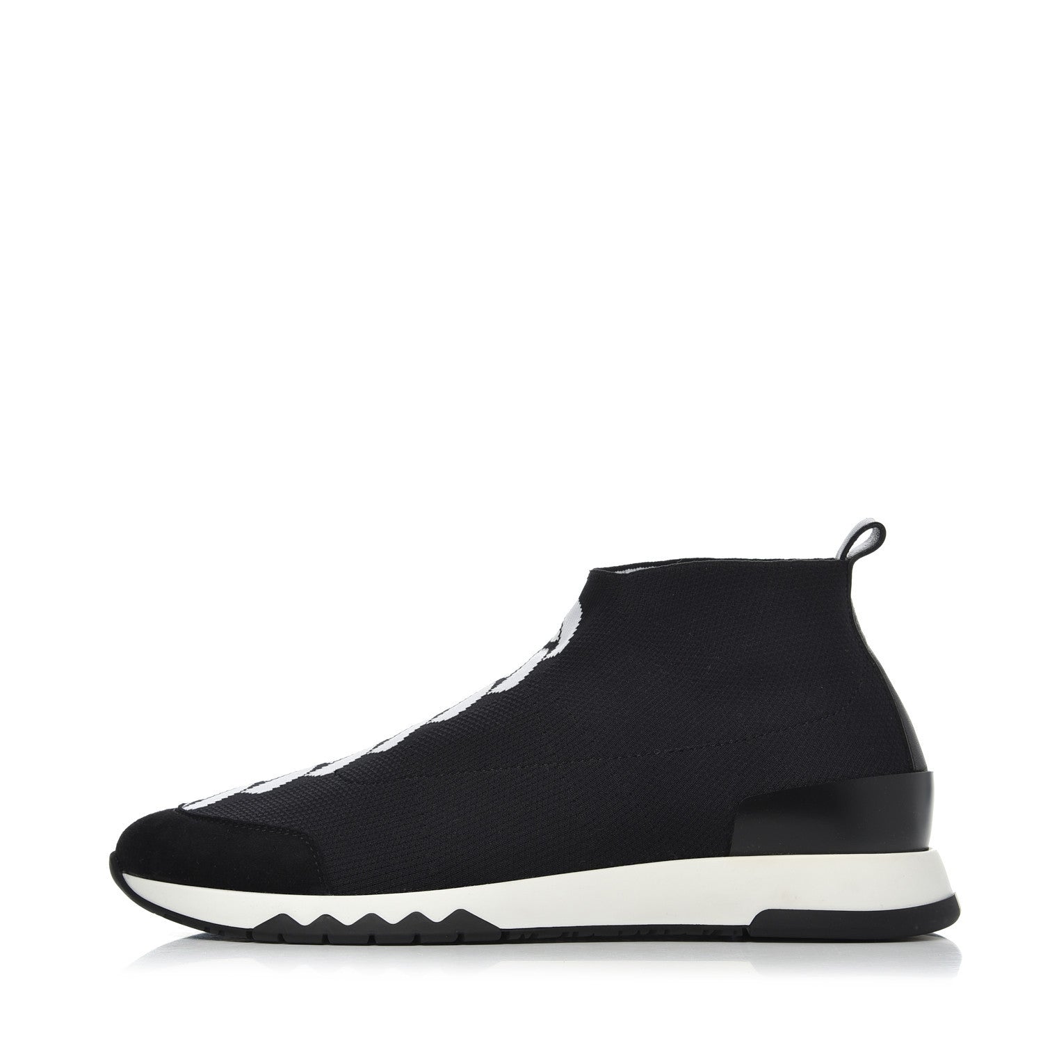Hermes Mesh Volo Sneakers 38 Black 1 of 8