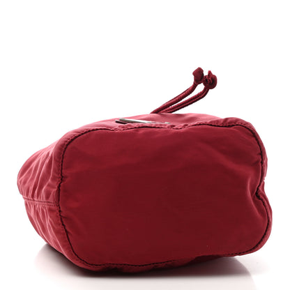 Prada Nylon Vela Drawstring Pouch Rosso 4 of 8