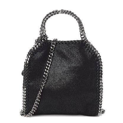 Stella McCartney Shaggy Deer Tiny Falabella Tote Black 1 of 9