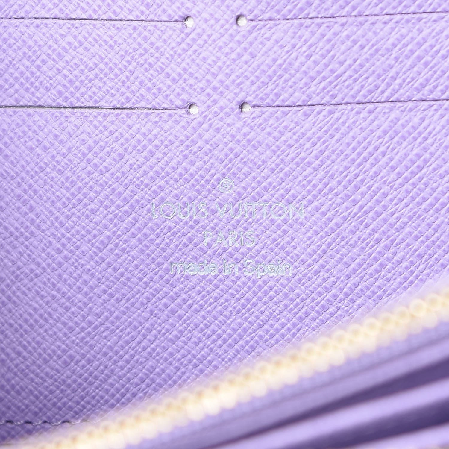 Louis Vuitton Monogram Multicolor Zippy Wallet Black Violet 6 of 11
