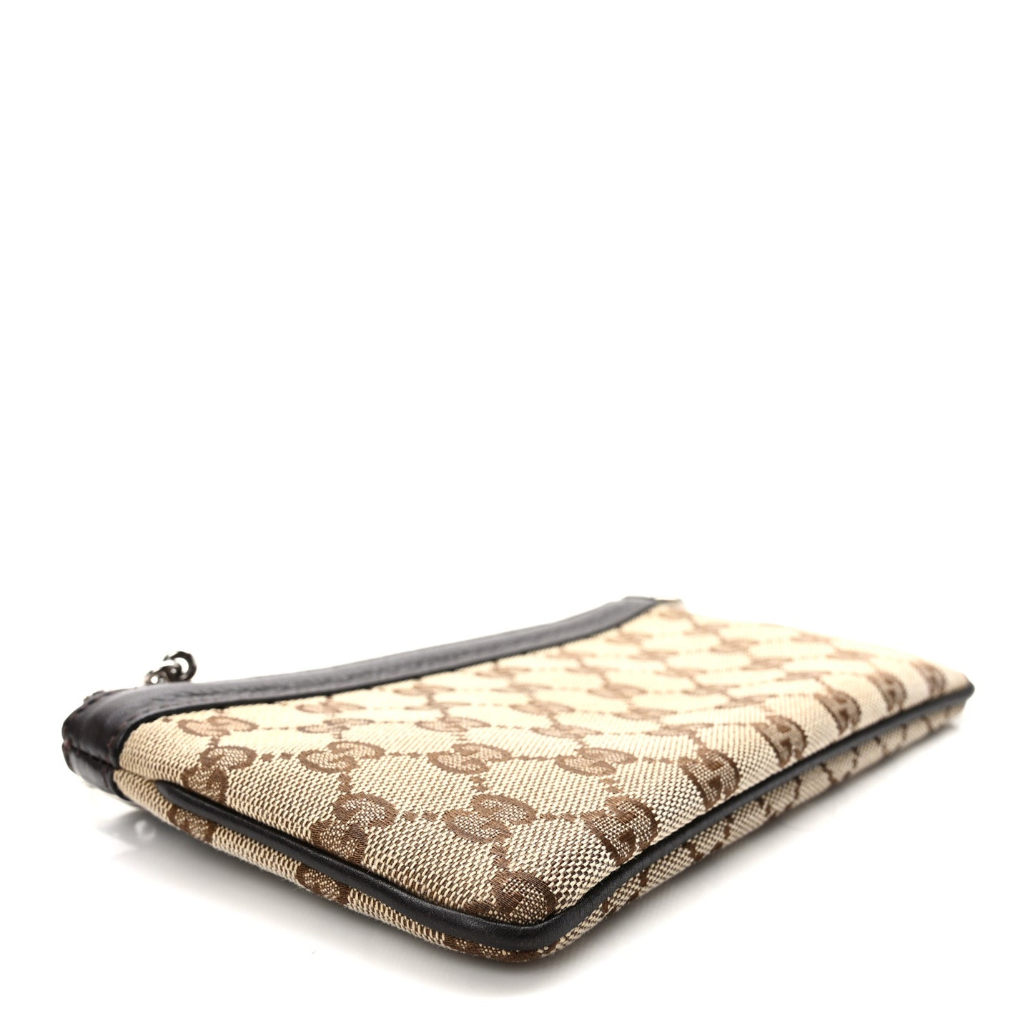 Monogram Horsebit Wristlet Brown
