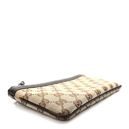 Gucci Monogram Horsebit Wristlet Brown 4 of 7