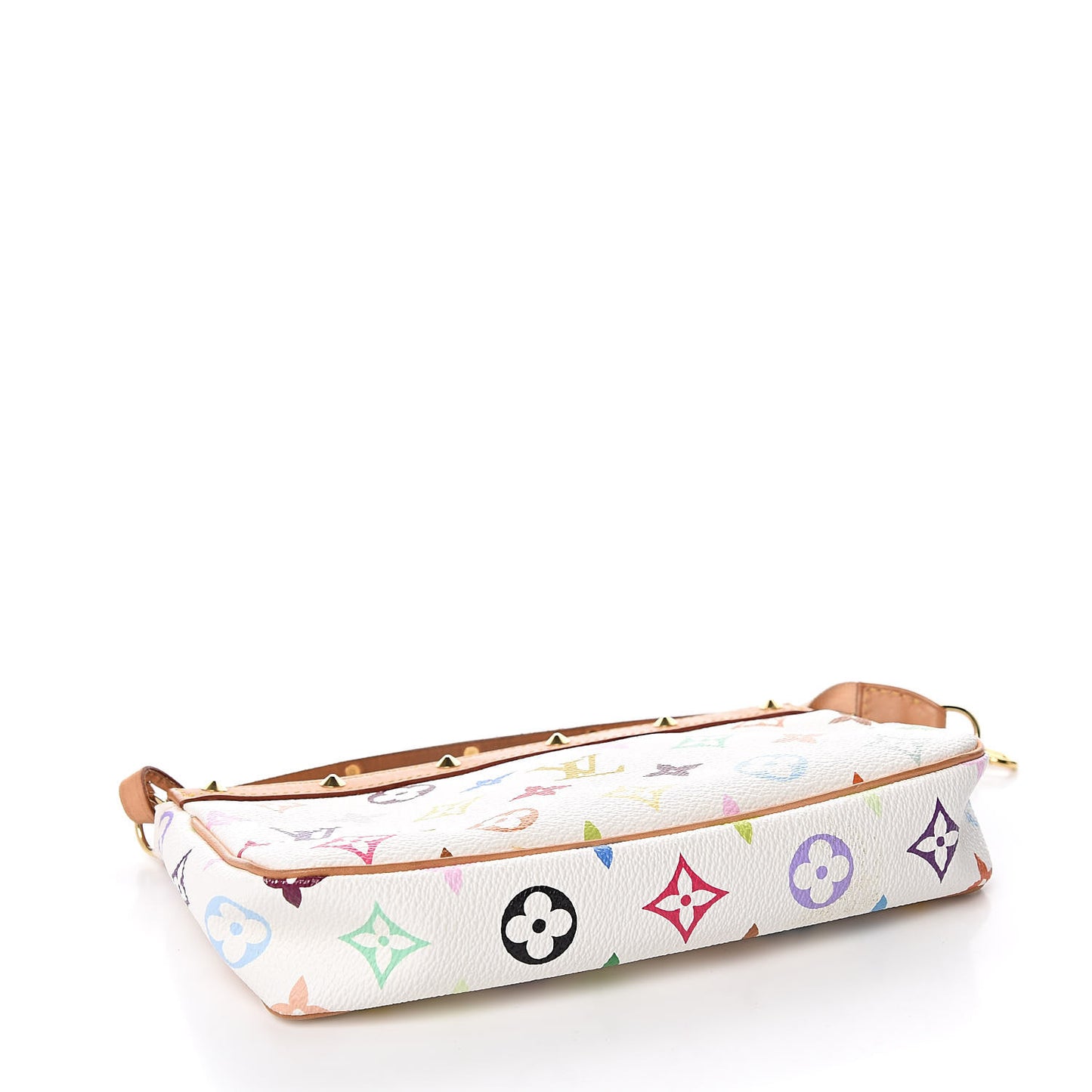 Monogram Multicolor Pochette Accessories White