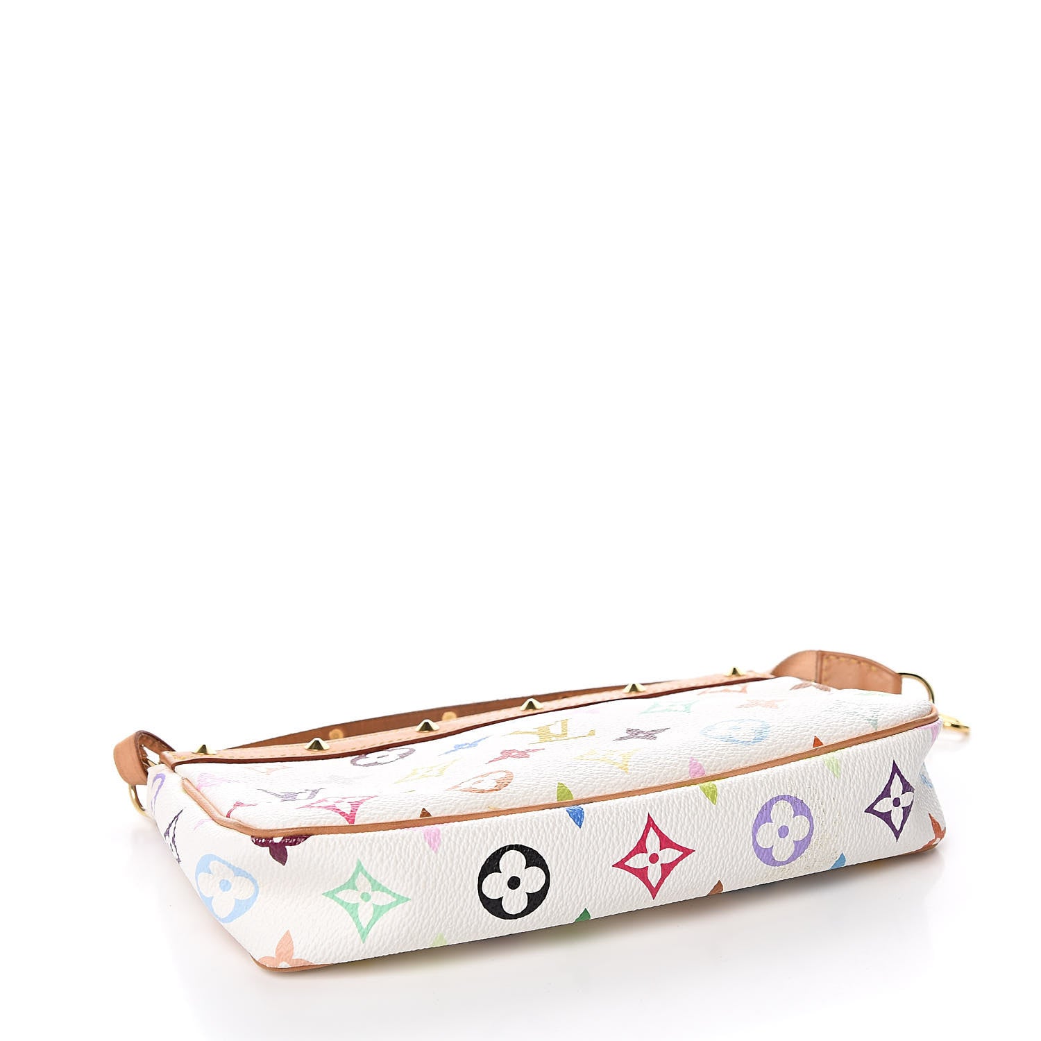 Louis Vuitton Monogram Multicolor Pochette Accessories White 4 of 11