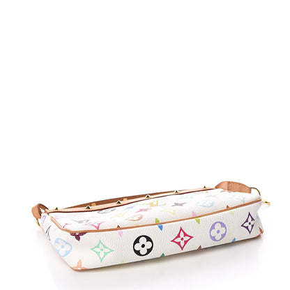 Louis Vuitton Monogram Multicolor Pochette Accessories White 4 of 11