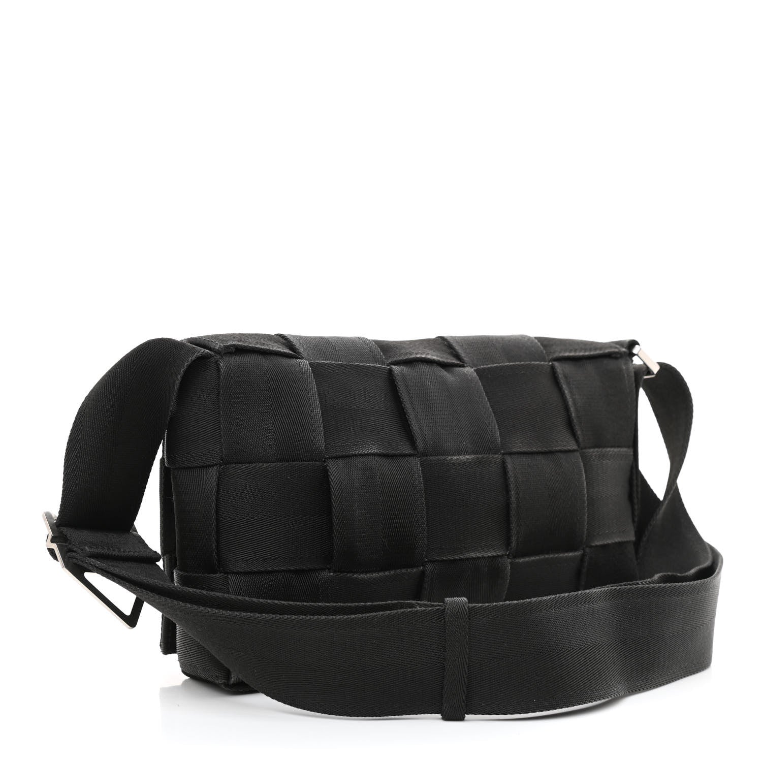 Bottega Veneta Webbing Maxi Intrecciato Cassette Bag Black 3 of 9