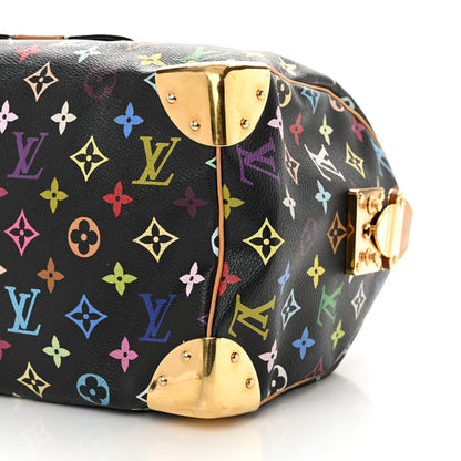 Louis Vuitton Monogram Multicolor Speedy 30 Black 9 of 10