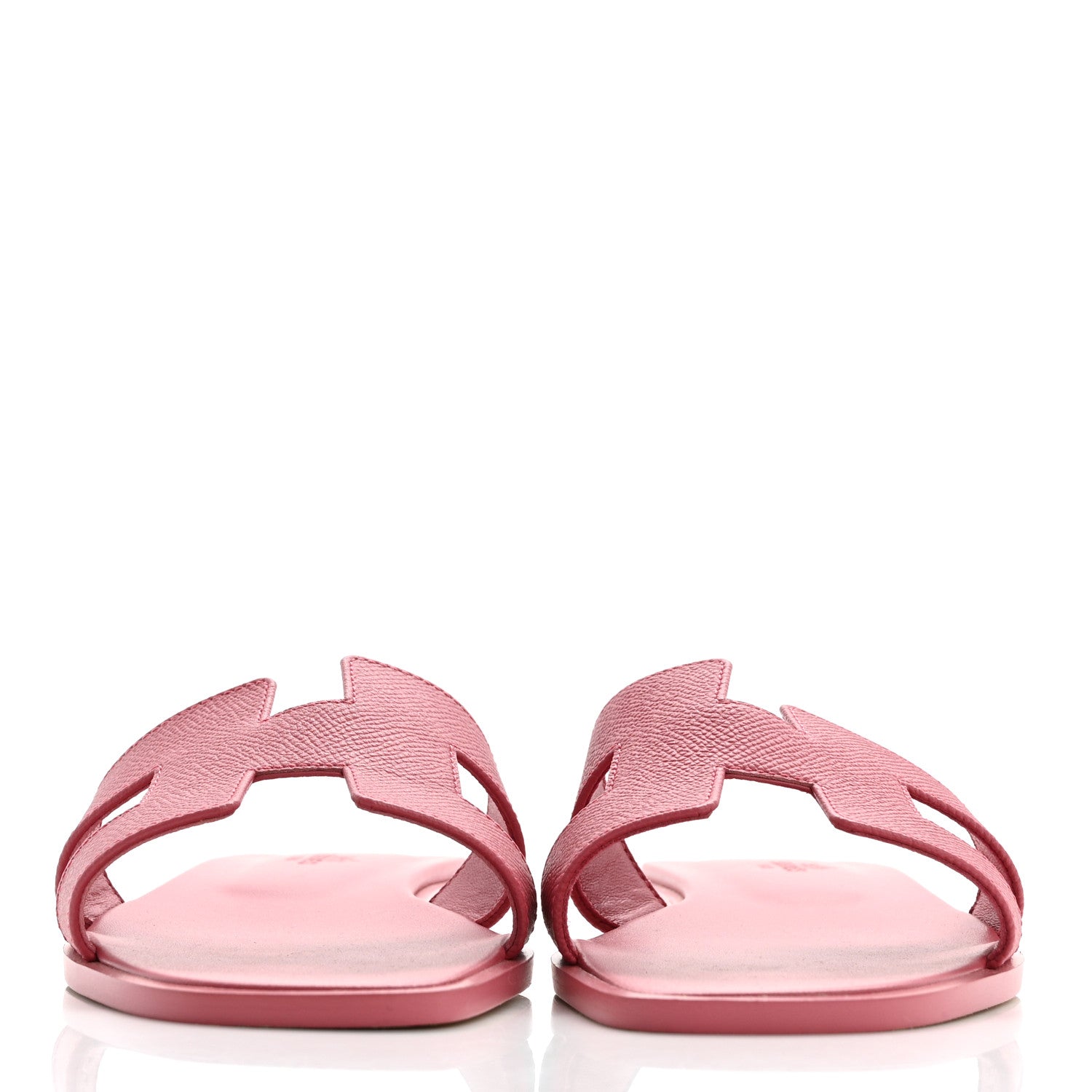 Hermes Epsom Oran Sandals 39 Rose De Venise 2 of 10