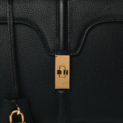 Celine Grained Calfskin Small 16 Top Handle Bag Black 8 of 10