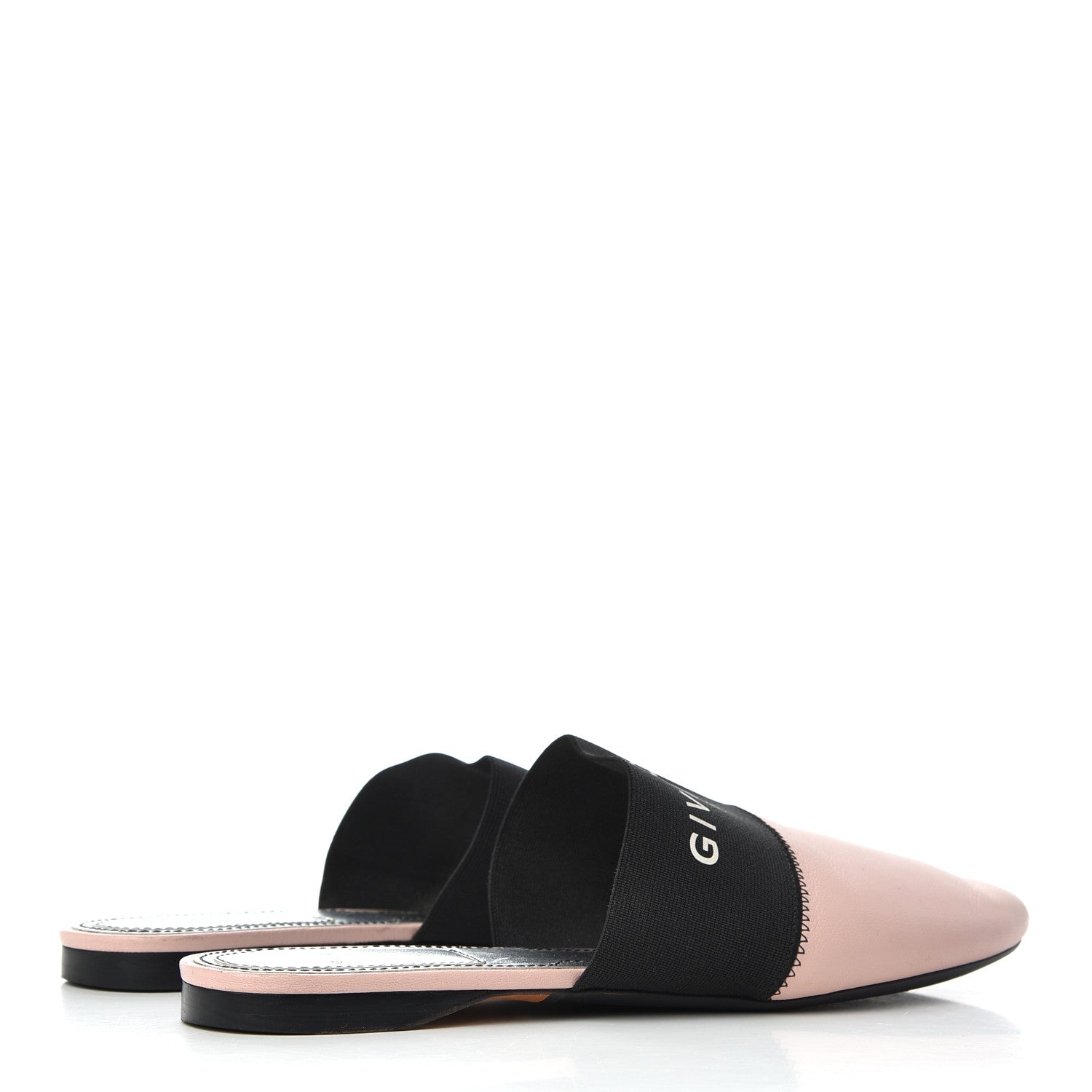 Givenchy Calfskin Bedford Logo Mule Slides 36 Pink 4 of 17