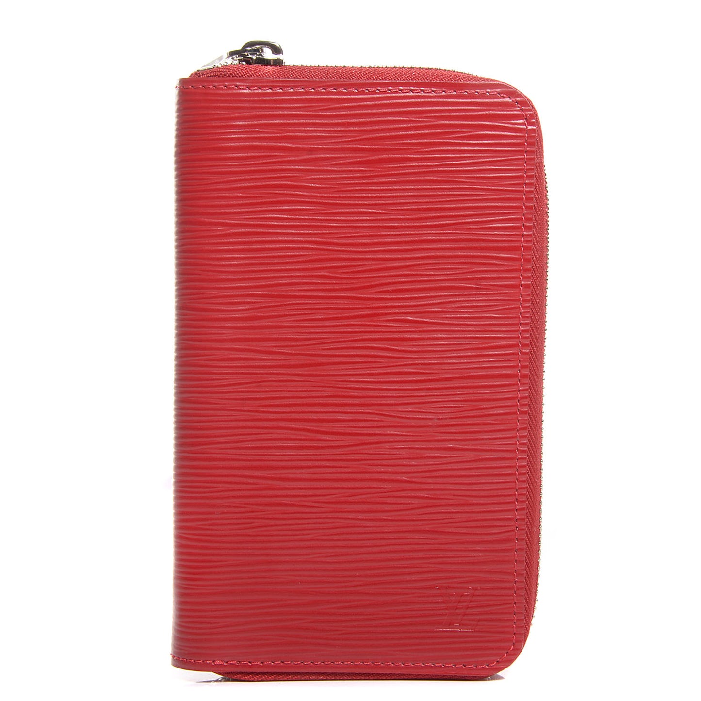 Epi Zippy Compact Wallet Carmine