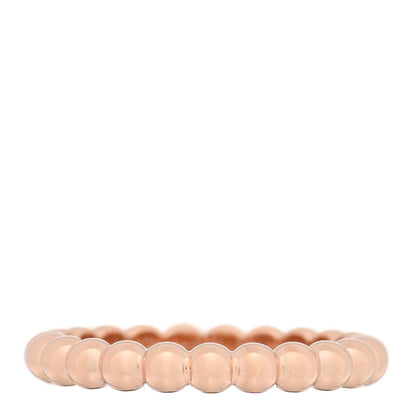 Van Cleef & Arpels 18K Rose Gold Medium Perlee Ring 50 5.25 3 of 4