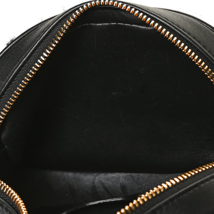 Dolce & Gabbana Calfskin Tweed Chevron Devotion Crossbody Bag Bag Black 11 of 13