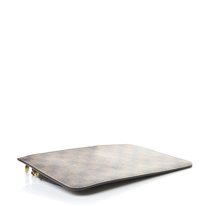 Louis Vuitton Damier Ebene Neverfull MM GM Pochette 4 of 9