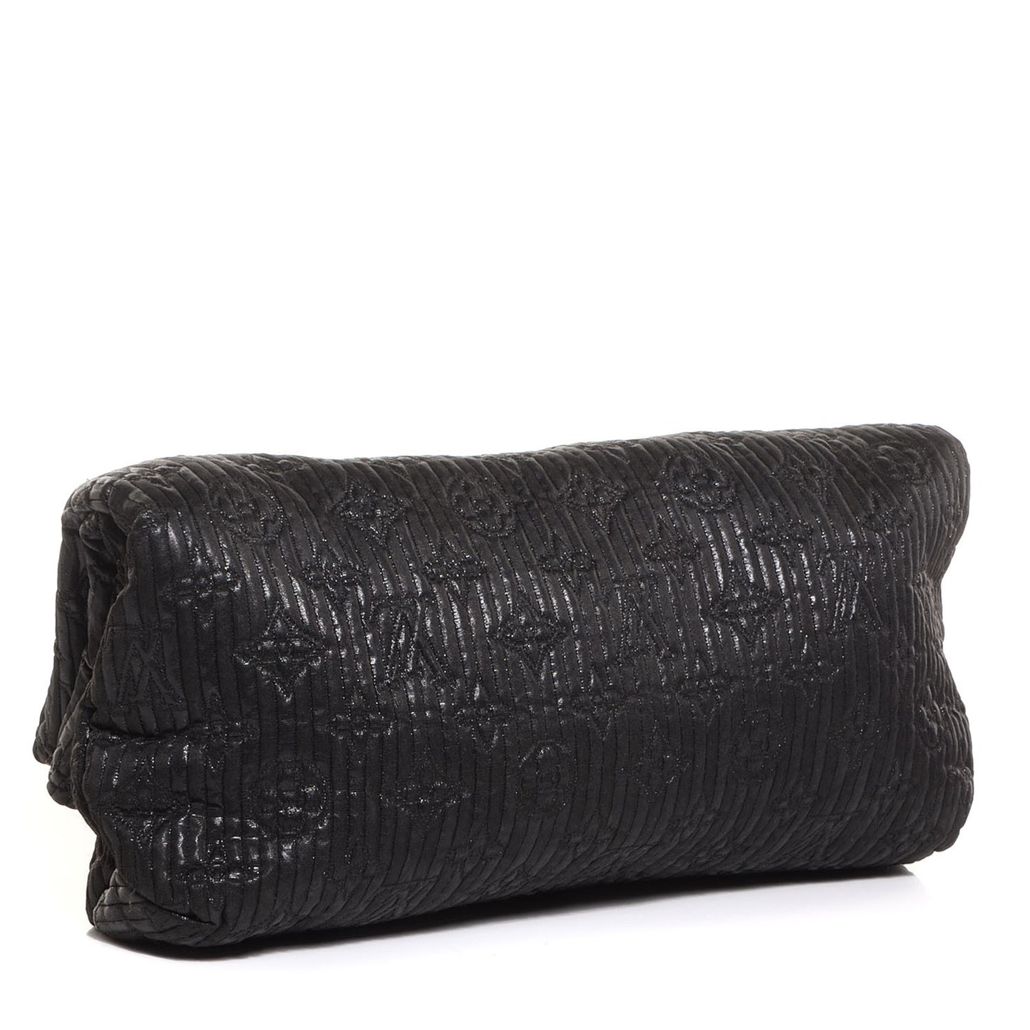 Calfskin Quilted Monogram Altair Clutch Black