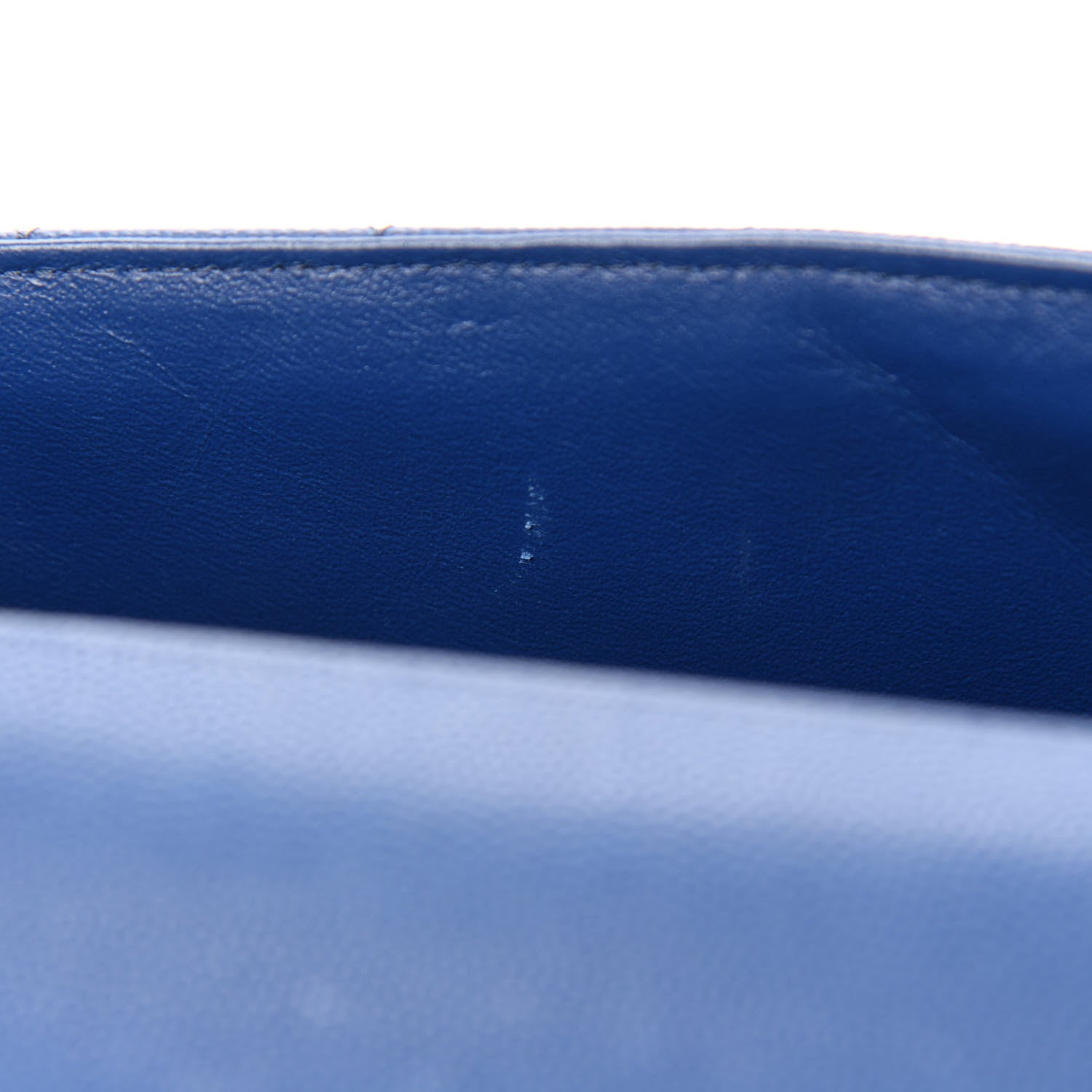 Chanel Caviar Quilted Mini Rectangular Flap Blue 8 of 12
