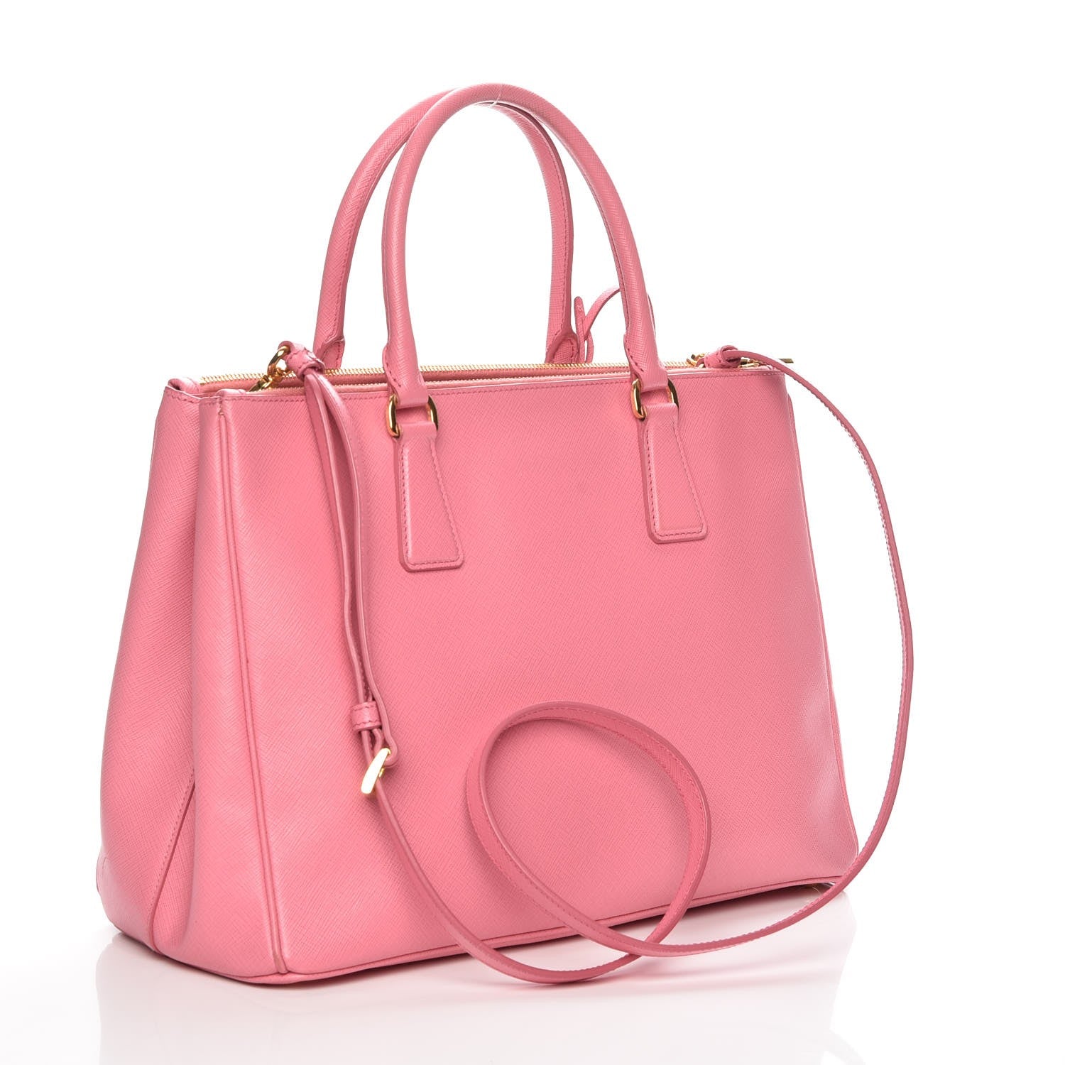 Prada Saffiano Medium Galleria Double Zip Tote Geranio 4 of 9