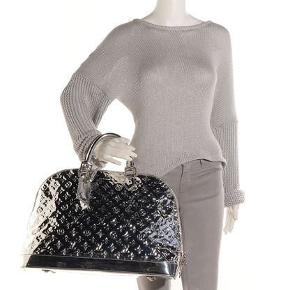 Louis Vuitton Monogram Miroir Alma GM XL Silver 2 of 8