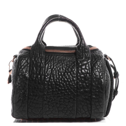 Alexander Wang Pebbled Lambskin Rockie Black w Rose Gold Hardware 1 of 8