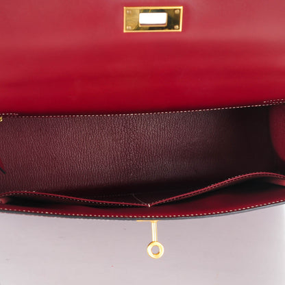 Hermes Box Kelly Sellier 32 Rouge H 9 of 26