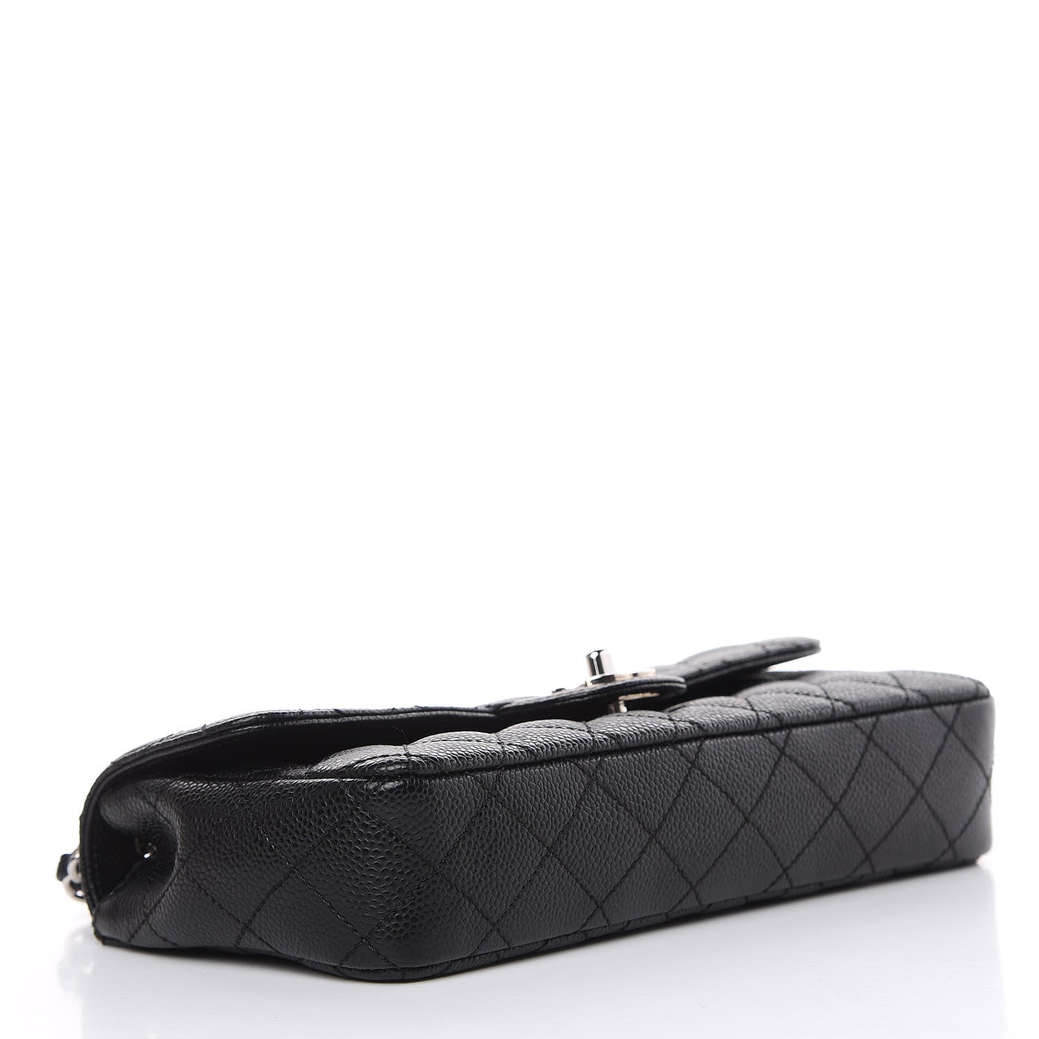 Chanel Caviar Quilted East West Flap Black 4 of 10