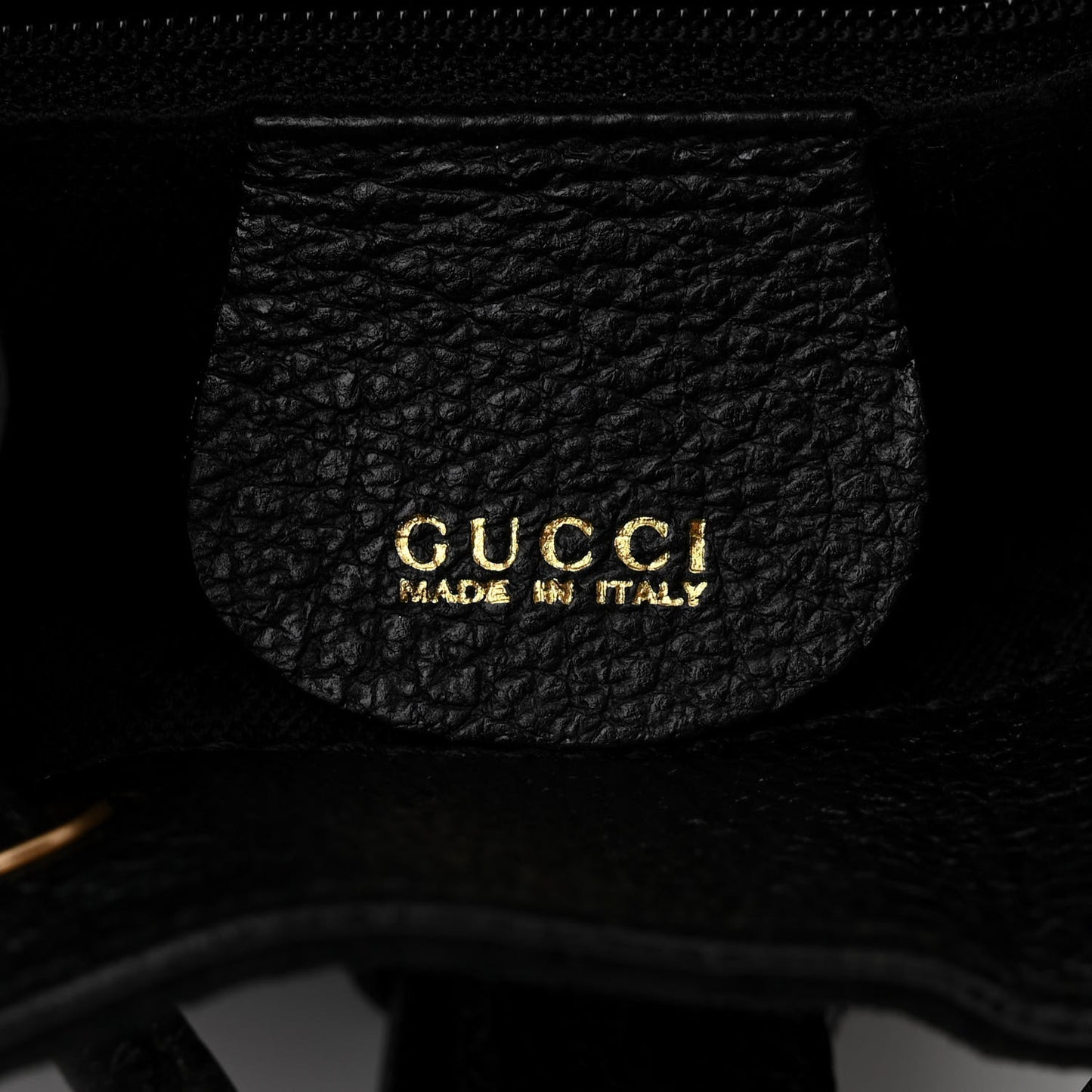 Calfskin Suede Bamboo Mini Backpack Black