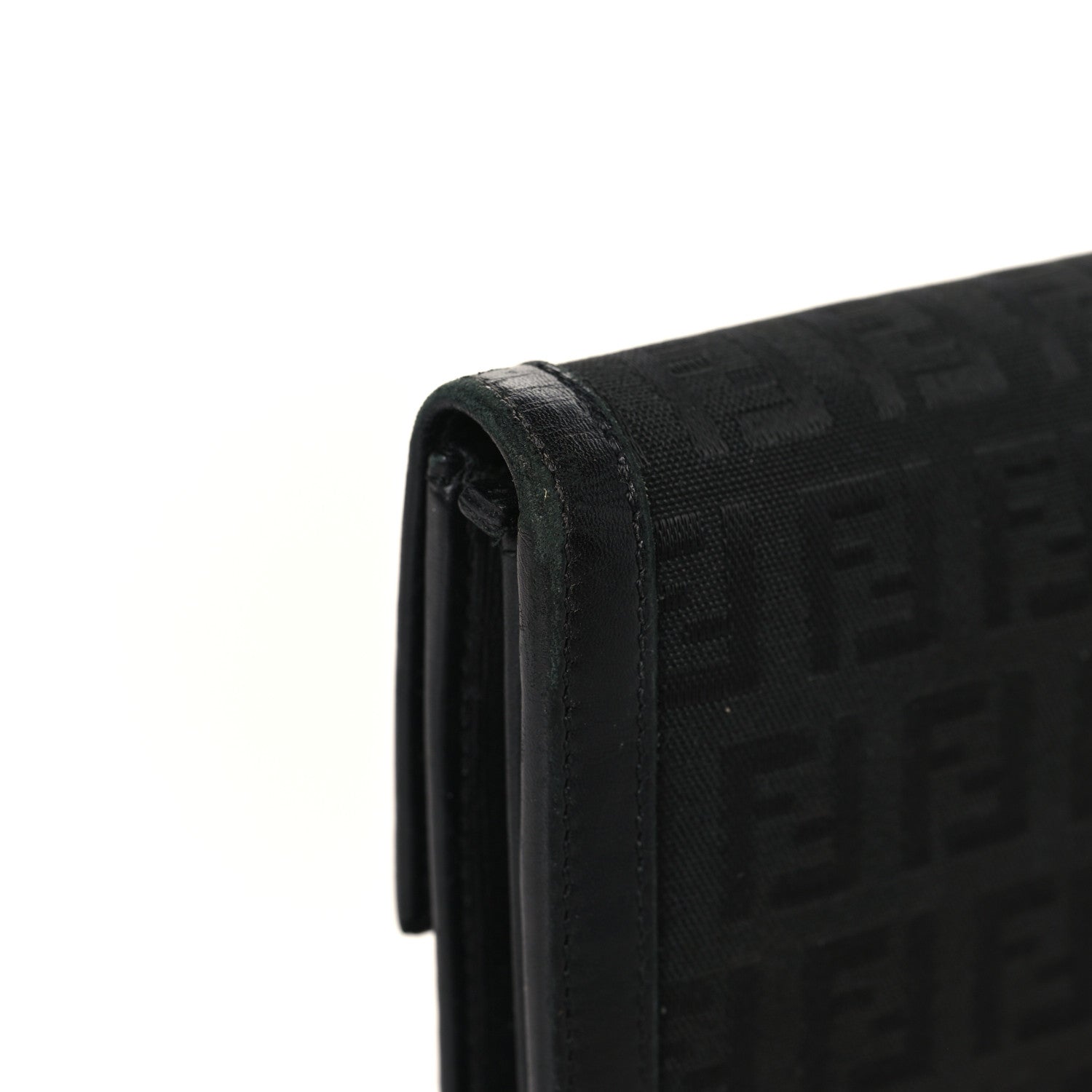 Fendi Zucchino Forever Continental Wallet Black 10 of 12
