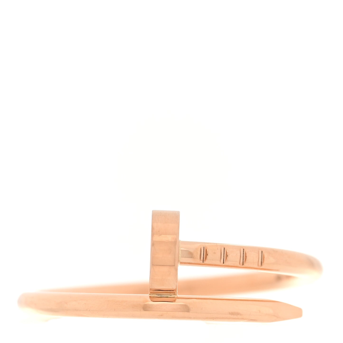 18K Pink Gold Small Juste Un Clou Ring 56 7.5