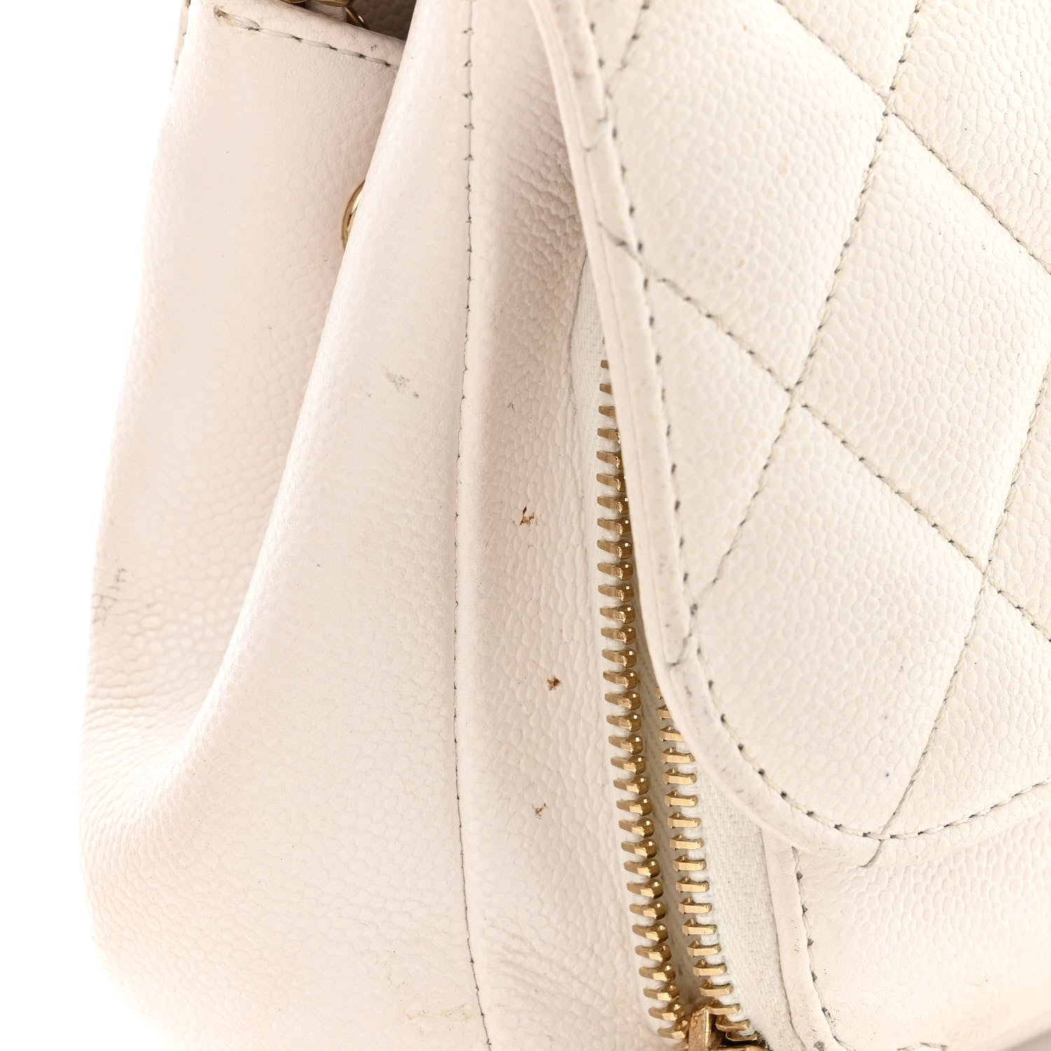 Chanel Caviar Quilted Small Business Affinity Flap White 16 of 19