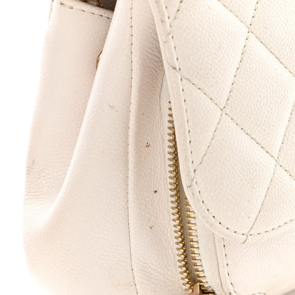 Chanel Caviar Quilted Small Business Affinity Flap White 16 of 19