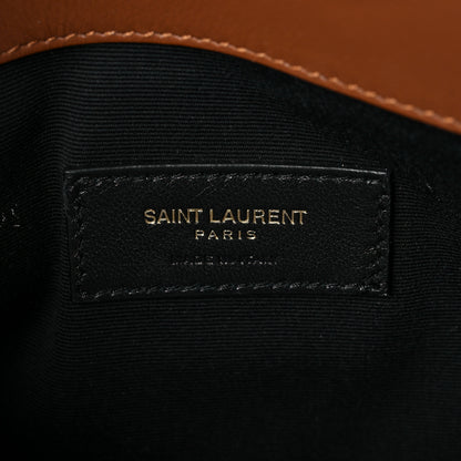 Saint Laurent Canvas Uptown Pouch Natural Beige Brick 6 of 7