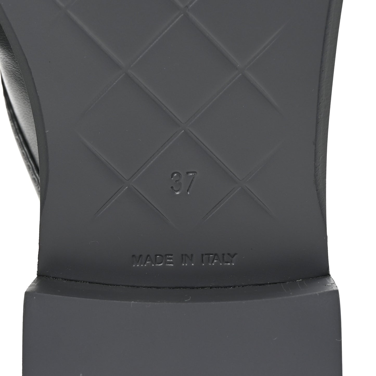 Lambskin Quilted CC Turnlock Mules 37 Dark Gray