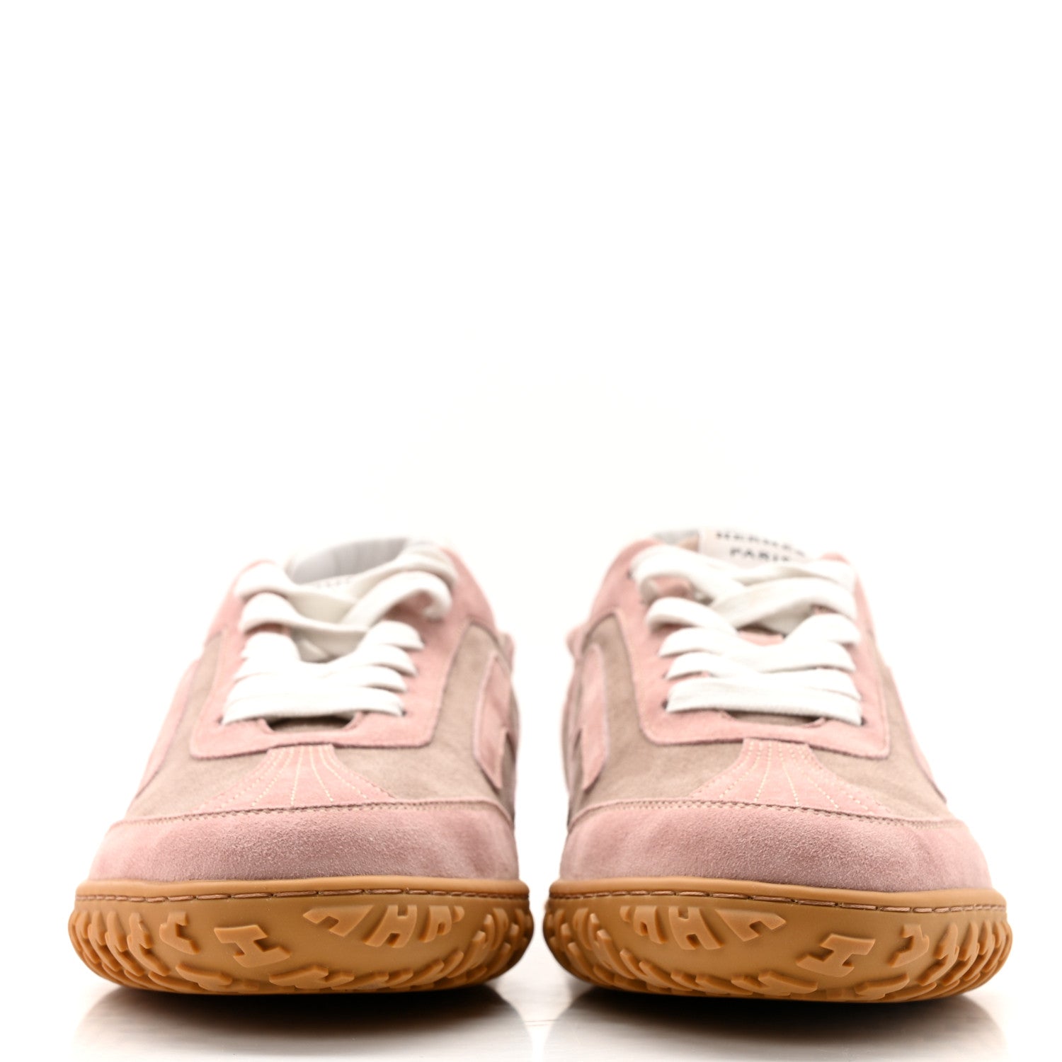 Hermes Suede Goatskin Jet Sneakers 37 Rose Cancan Rose Aquarelle 3 of 9