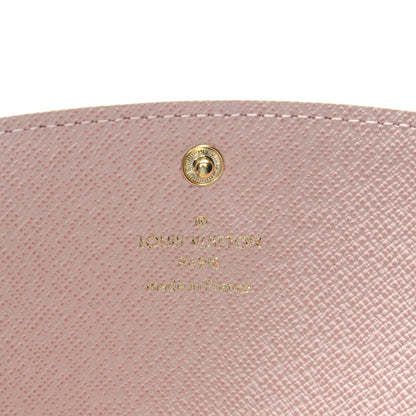 Louis Vuitton Damier Azur Emilie Wallet Rose Ballerine 6 of 8