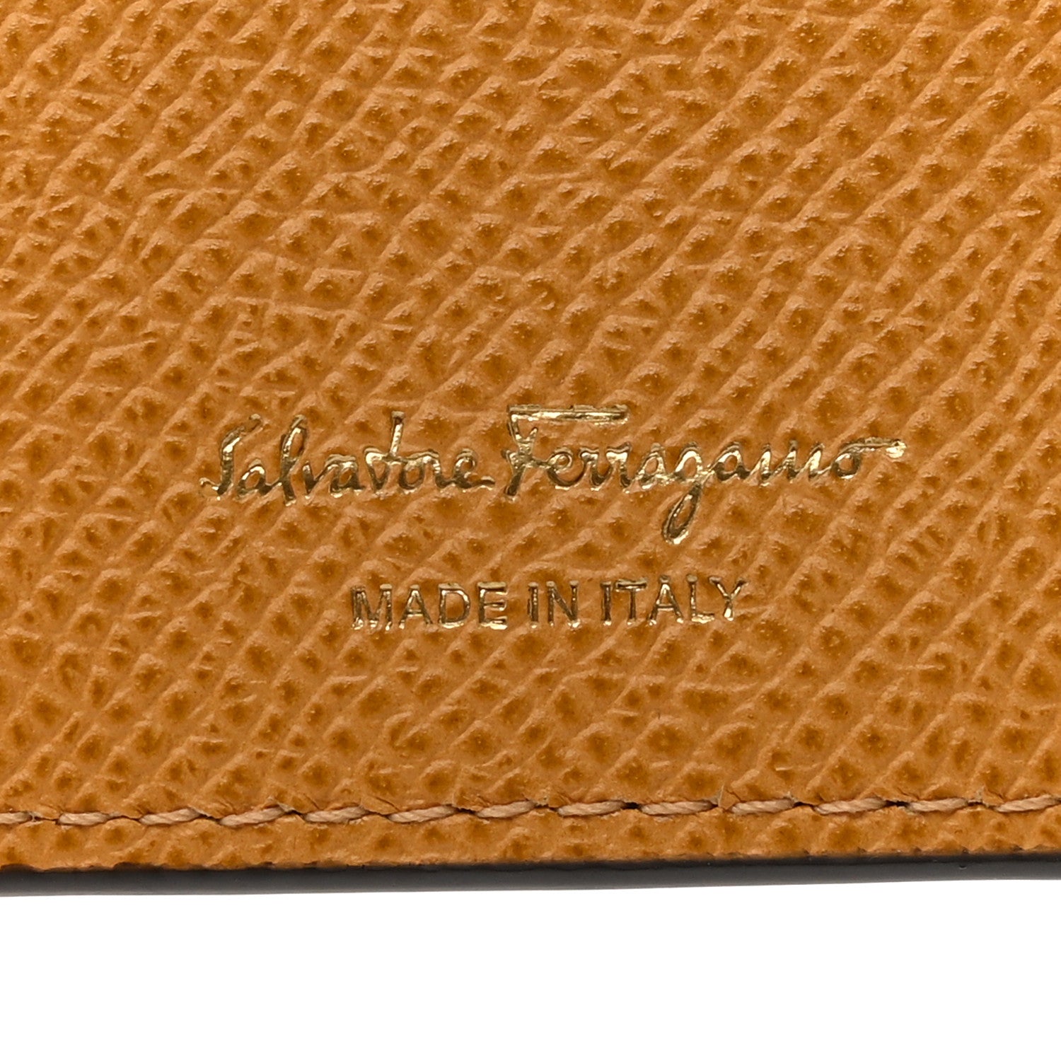 Salvatore Ferragamo Grained Calfskin Gancini Continental Wallet Langur 6 of 9