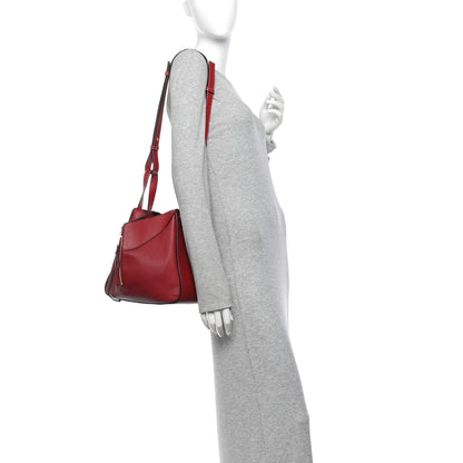 Loewe Grained Calfskin Small Hammock Shoulder Bag Raspberry 2 of 10