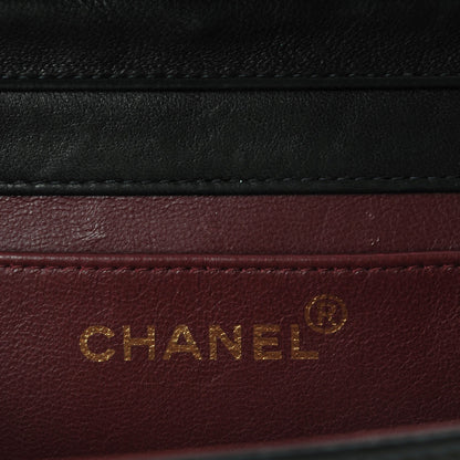 Chanel Lambskin Quilted Small Single Flap Bag Black 6 of 10