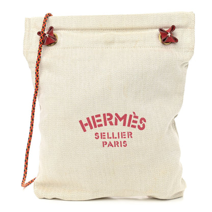 Hermes Cotton Aline Small Shoulder Bag Red 1 of 10
