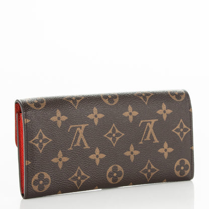 Louis Vuitton Monogram Emilie Wallet Piment 3 of 6